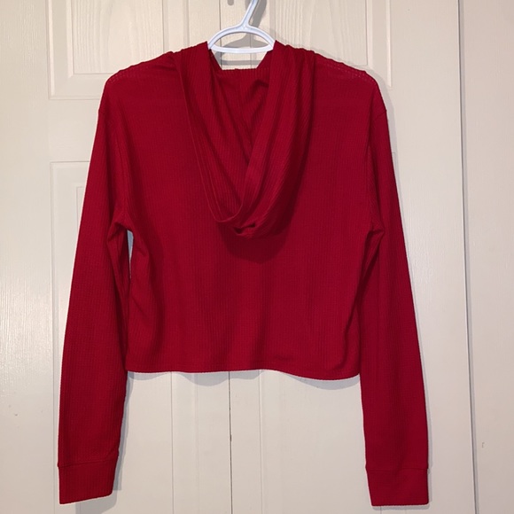 Hollister Hooded Red Sweatshirt - Picture 2 of 6